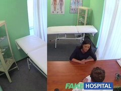 Czech blonde patient gets her frustrated needs satisfied by fakehospital doctors and nurses