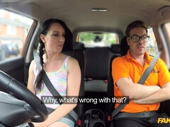 Fake Driving School - Creampie Climax For Coquettish Learner 1 - Ryan Ryder