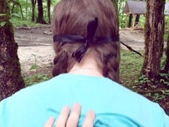 Naughty 18-year-old with curly hair gets ravished on the playground