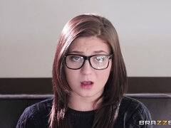 Lesbian Abella Danger fucks nerd teen JoJo Kiss