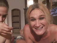 Momma Daughter Share Birthday Penis