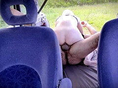 I HAVE ANAL SEX OUTDOOR IN PUBLIC IN THE BACK OF THE CAR 1of2