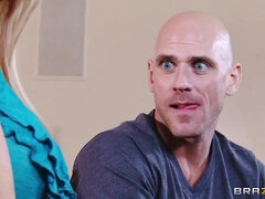 Johnny Jizz Splatters His MILF Landlord's Pussy - Johnny Sins - Brooke s