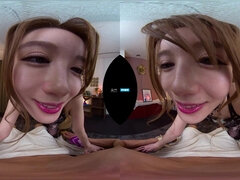 Wanton asian bimbo crazy VR clip