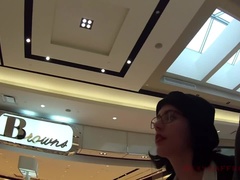 Amateur, Blowjob, Cumshot, Facial, Glasses, Pov, Public, Wife