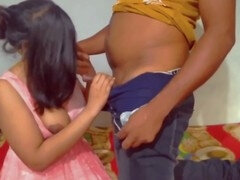 Intense pounding session of Sri Lankan couple leaves her boyfriend drained