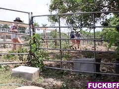 Best friends share perverted cock in wild cowgirl group sex POV