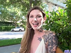 Big cock, Blowjob, Cougar, Hd, Milf, Pussy, Shaved, Tattoo