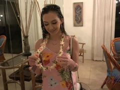 Lily looks amazing in Hawaii