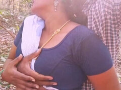 Desi Stepmom and Stepson Hardcore Fucking in Jungle - Telugu Dirty Talks & Outdoor Sex