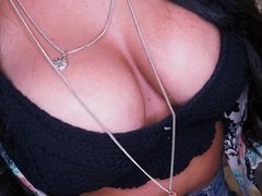 Chica, Tetas grandes, Mamada, Morena, Corridas, Estilo perrito, Sexo duro, Al aire libre