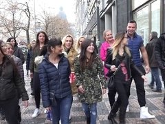 20 nymphomaniacs hunt men in the street (Part 1)