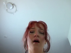 Amateur, Big tits, Creampie, Hd, Orgasm, Pov, Redhead, Stockings