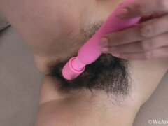 Shameless hairy teen crazy solo video