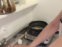 Amateur, Asiático, Mamada, Semen en la boca, Hd, Japonés, Cocina