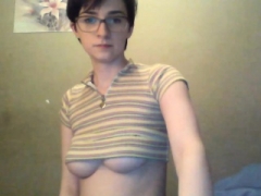 Amateur, Poilue, Masturbation, Solo, Adolescente, Webcam