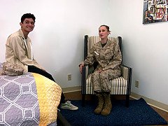 Step mom in the marines slept with her step son