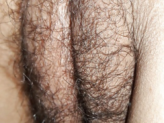 Asiático, Clitoris grande, Peludo, Pajear, Masturbación, Orgasmo, Coño, Flaco