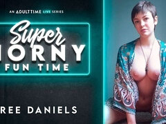 Big-tit redhead hottie Bree Daniels undresses and grabs her sex tool