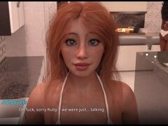 Blonde big boobs, pc gameplay, hot redhead