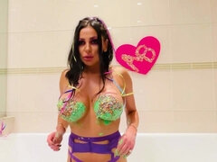 Audrey Bitoni Sweet Bathroom Sex
