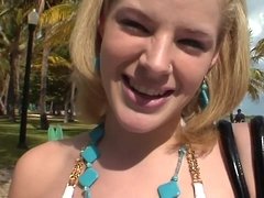 Cute teen babe Ally Ann hot POV sex video