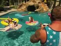 TRANS POOL PARTY - LENA KELLY, JANELLE FENNEC, CASEY KISSES, NATALIE MARS