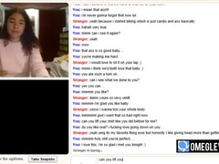 Submissive Omegle plays teen on