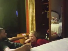 Amateur, Blonde, Blowjob, Cuckold, Group, Lingerie, Threesome, Wife