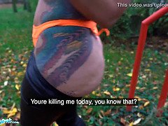 Blowjob, Cumshot, Deepthroat, Hd, Orgasm, Public, Reality, Tattoo