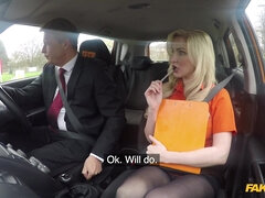 Fake Driving School - Mature Guy Fucks Blonde Bombshell 1 - Georgie Lyall