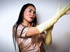 Doctor, Femdom, Gloves, Latex