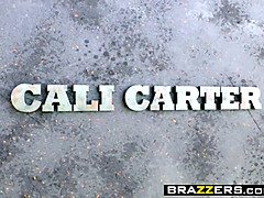 Cali Carter & Mick Blue give a hot handjob and cumshot in Sports video