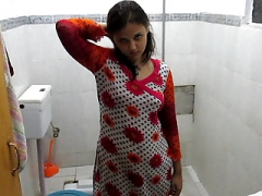 Sexy Indian Bhabhi In Bathroom Taking Shower Filmed By Her Husband Absolute Hindi Audio