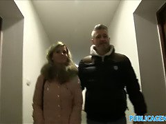 Leie, Blondine, Betrug, Spermaladung, Geld, Pov, Muschi, Kurzes haar