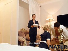 Hd, Hotel, Hausmädchen, Reif, Milf, Russisch, Sohn, Uniform