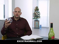 Dylann Vox gets soaked in cum during Christmas Miracle with Skylar Vox