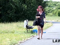 Beauté, Sucer une bite, Brunette brune, Queue, Hd, Police, Rugueux, Suçant