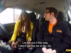 Ebony Jai James Finds It Harder 1 - Fake Driving School