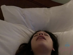 Blowjob, Brunette, Girlfriend, Handjob, Panties, Pov, Skinny, Sleeping