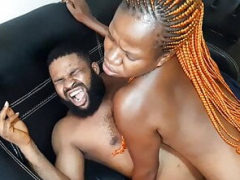 African, Big cock, Black, Cumshot, Handjob, Pussy, Student, Tits