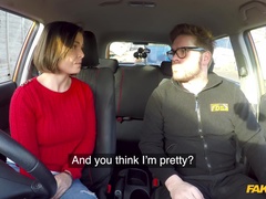 Fake Driving School (FakeHub): Jealous learner wants good fucking