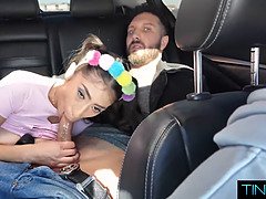 Petite Latina Sona Bella Hooks Up With Big Cock On The Ride Home