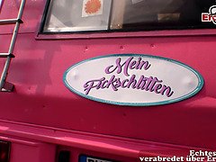 German Skinny Milf Hooker Fuck In Car Old Man