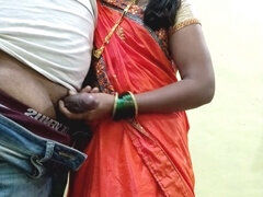 Indian girl penetrate by delivery stud in home