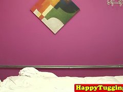 Cfnm, Spermaladung, Handjob, Hd, Wichsen, Massage, Zierlich, Sohn