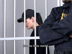 Morena, Checa, Europeo, Hd, Cárcel, Policía, Hijo, Adolescente