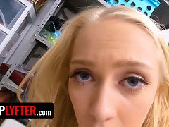 Braylin Bailey gets caught stealing and punished with a hot facial - Shoplyfter