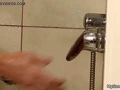 Cuarto de baño, Morena, Hd, Lamidas, Realidad, Afeitado, Ducha, Adolescente