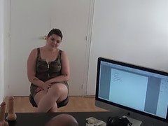 Alternative fatty beauty gets a screwing by the thickest dick she's faced